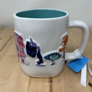 Rae Dunn IN A MOOD Mug Disney Pixar Inside Out Movie Characters Teal Inside New